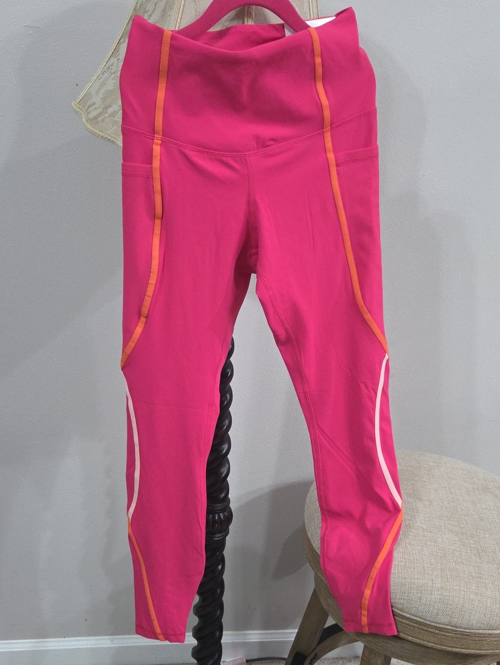 Pink Women's Everyday Fashion Legging